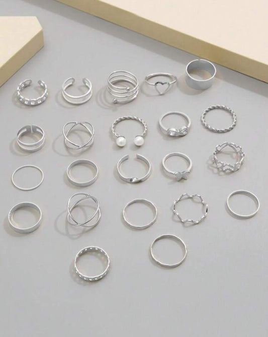 22pcs rings