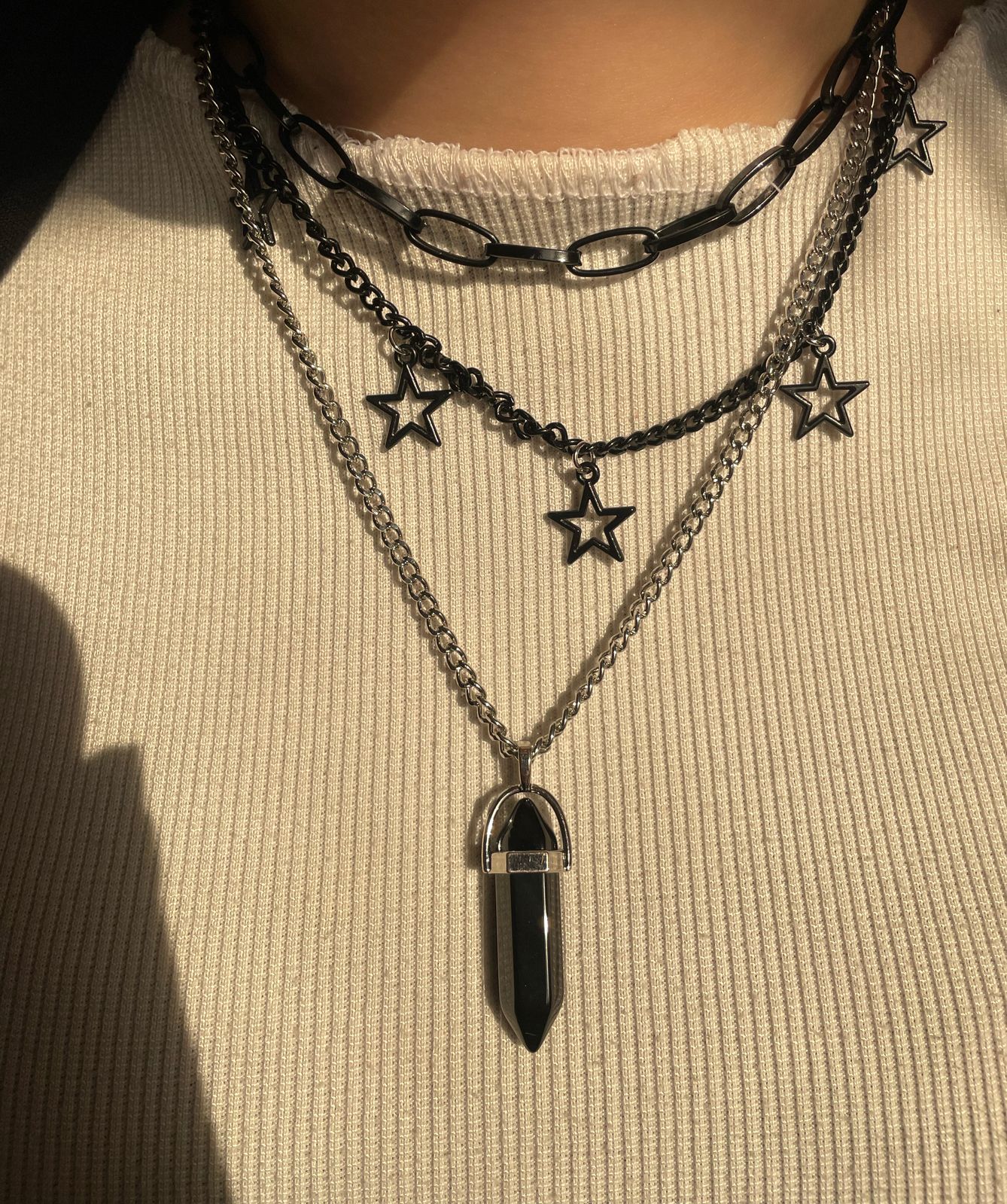 Black necklace