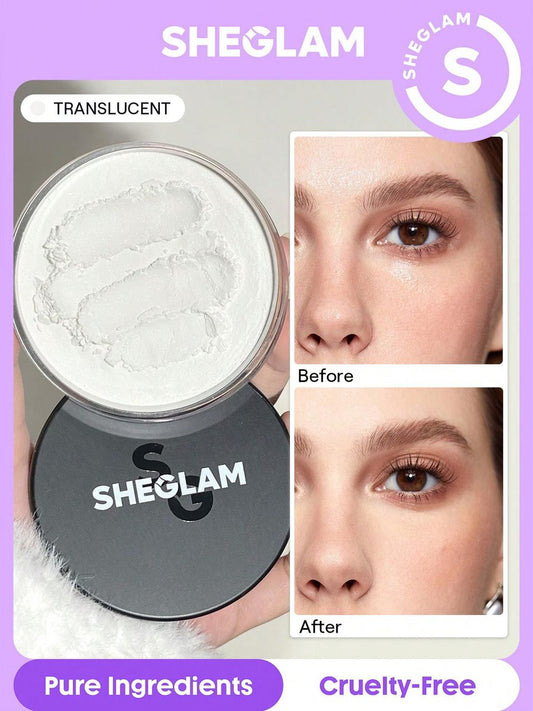 Baked golw setting powder