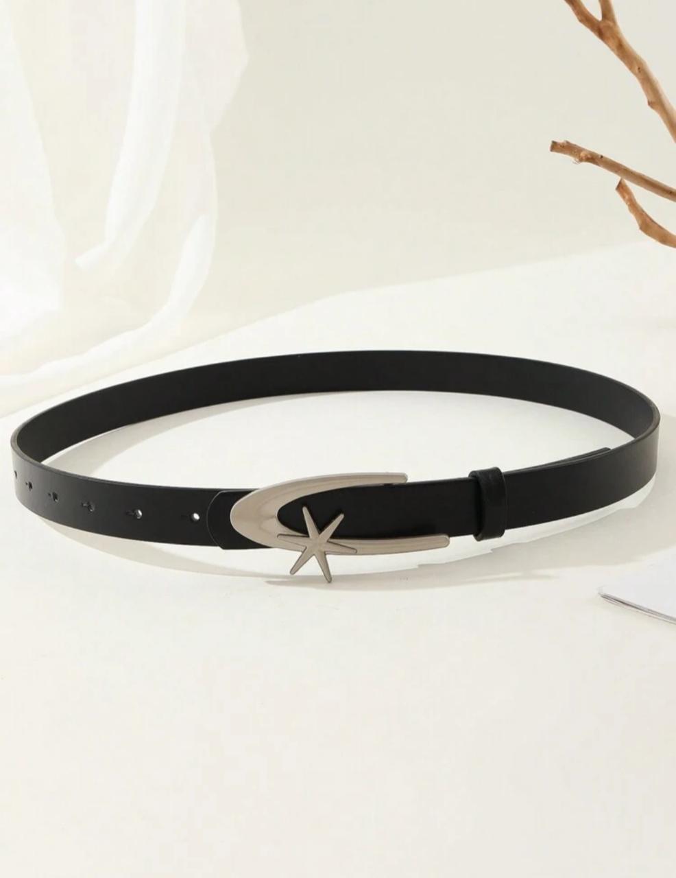 Star & Moon Pattern Belt