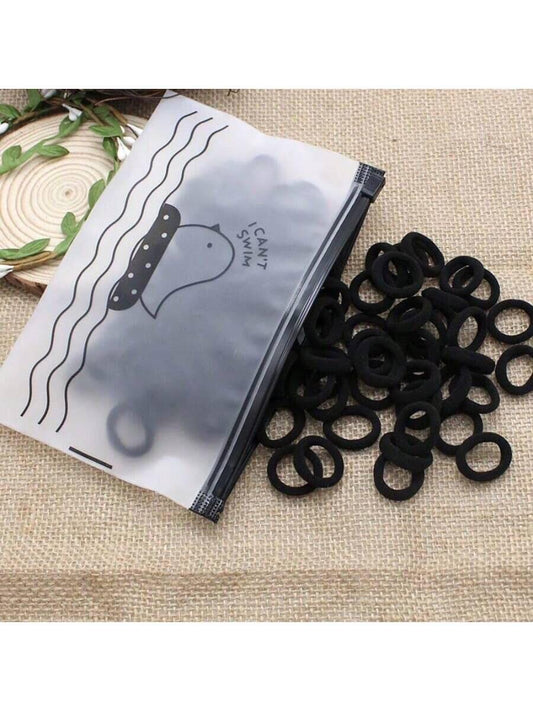 women plain elestic hair ties